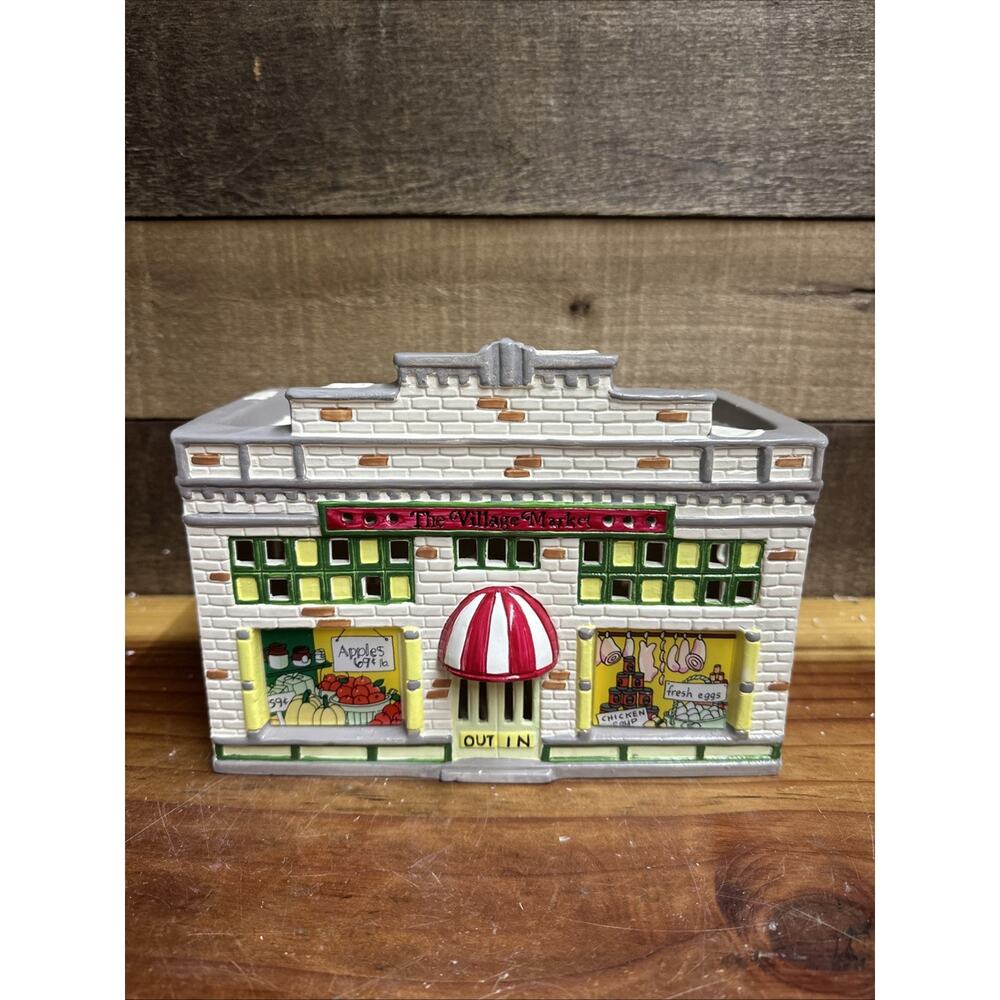 Dept 56 Original Snow Village 1988 VILLAGE MARKET 5044-0 1991 In Box